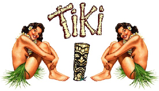 the Starving Writer's tiki links (Hawaiian Girls pic)